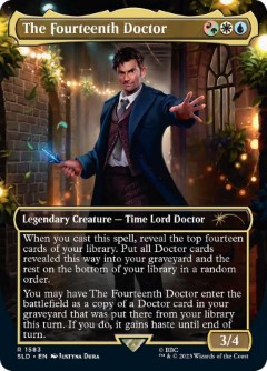 The Fourteenth Doctor Secret Lair Drop - Doctor Who Art